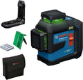 Bosch Traceurs de ligne laser, 33 G, 30 m, 1,5 V, Vert, Professional laser lignes GLL 80- (support de fixation LB 10