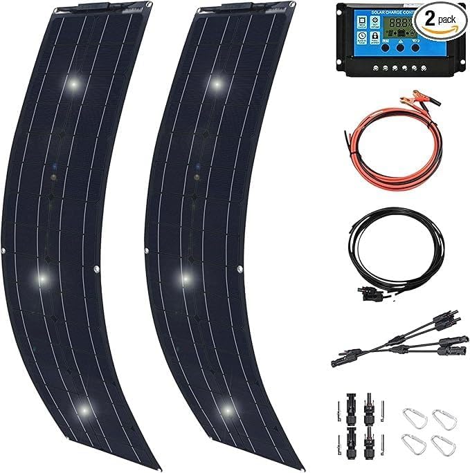 TPTAWF panneau solaire, 600 W, 300 W, Bleu/Gris
