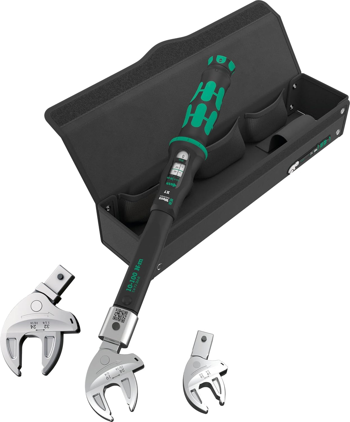 Wera Clés dynamométriques, Noir/Gris, 4 pièces