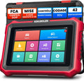 KINGBOLEN Outils diagnostics pour système de moteur OBD-II, Rouge/Bleu, K8 Elite Valise Diagnostic Auto, Codes ECU