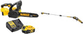 DeWalt tronçonneuse, 18 V, 1x 5, 5AH, 4,5 m, Blanc/Jaune