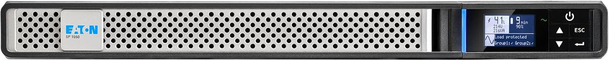 Eaton onduleur, 240 V, 1350 W, 9 Ah, 48,3 cm, Gris/Bleu, USB - przyłącza wyjściowe: 6-1U - (19