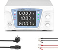 WANPTEK POWER Blocs d'alimentation, 60 V, 600 W, Blanc/Gris, Alimentation de Laboratoire 10A, Alimentation Haute Puissance