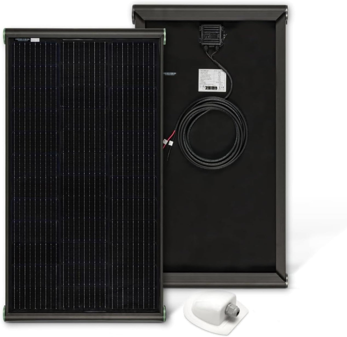 Moscatelli panneau solaire, 240 W, Noir, pour camping-car Black Boost monocristallin PERC, SANS REGULATEUR