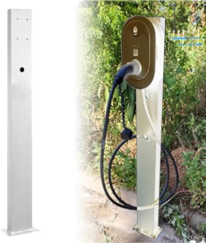 Borne Accessoires de station de charge, Vert/Blanc, de recharge murale pour véhicules électriques, support de recharge extérieur