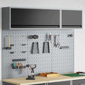 Mokuyary armoire, Acier enduit de poudre, Noir, Ensemble d' s à Outils 5 pièce Acier Enduit de Poudre, Etabli d'atelier Garage