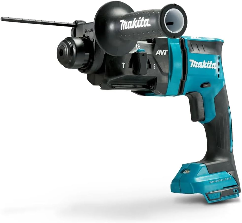 Makita Marteaux perforateurs, 18 V, Bleu/Noir, Perfo-burineur SDS-Plus LXT 1, 7 J (Produit seul) - DHR182Z