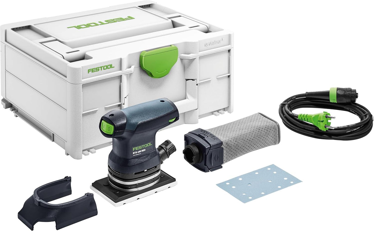 Festool Ponceuses vibrantes, Gris/Blanc, Ponceuse vibrante RTS 400 REQ-Plus