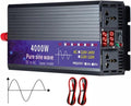TETARI onduleur, 3000 W, 4000 W, 5000 W, 12 V, 24 V, Bleu/Noir, 110 V-120 V 60)