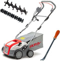 Ikra Scarificateurs, Gris/Blanc, scarificateur électrique IEVL 1840, arrache-Mauvaises Herbes