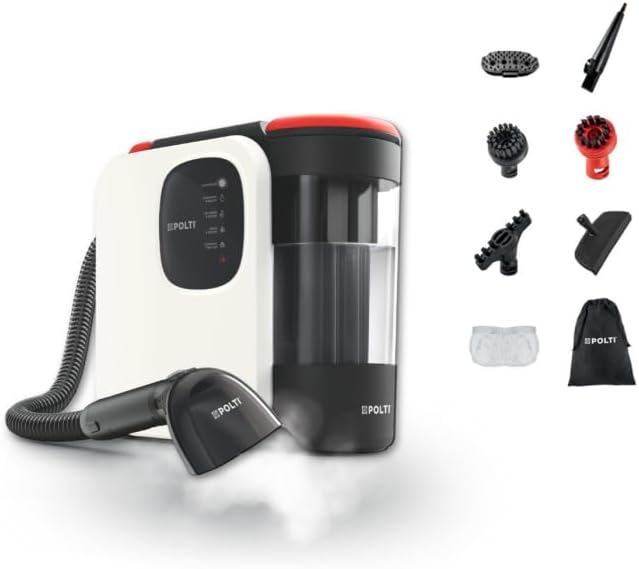 Polti nettoyeur de tapis, Blanc, StainOver SC30, shampouineusevapeur 4 en 1 pour éliminer les taches, détacheur avec fonction vapeur
