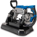 Scheppach Scies à ruban, 1100 W, 127 mm, 2,4 m, Noir/Gris, Scie à ruban à métaux MBS1200XT, Hauteur de coupe