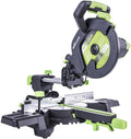 Evolution Power Tools Scies d'encadreur, 255 mm, 230 V, Bleu/Blanc, - Scie à Onglet Coulissante Multi-Matériaux F255SMS