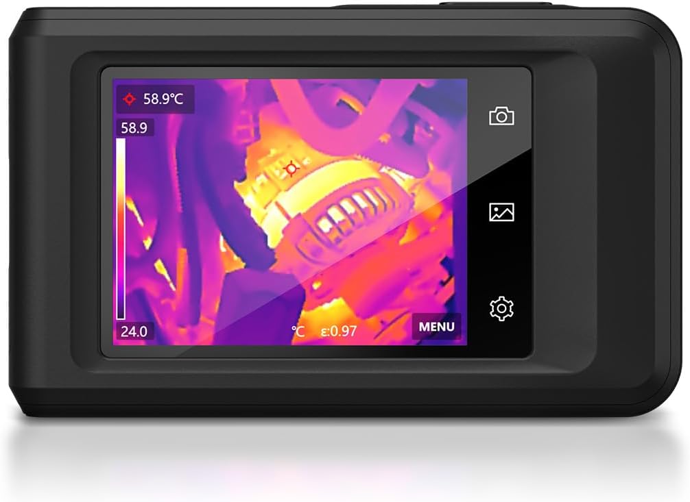 HIKMICRO Imageurs thermiques, 256 x 192, Noir/Rose, Pocket2 Caméra Thermique (49152) Pixels avec Optique de 8MP