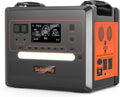 solarplay Groupes éléctrogènes, 2304 Wh, 2500w, 5000 w, Noir/Gris, Station électrique portable, batterie nomade LiFeP04