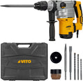 VITO Marteaux perforateurs, 410 x 105 x 270 mm Poids : 6.745 kg, 1050 W, Noir/Gris