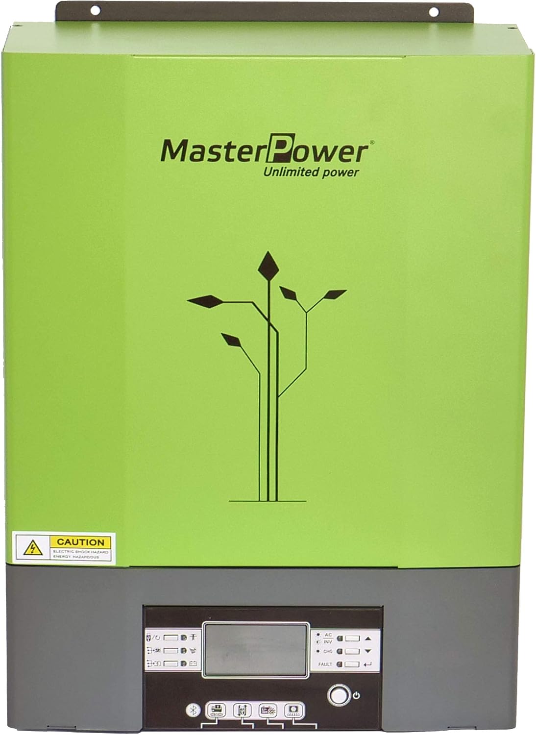 Master U-Power Régulateurs MPPT, 5000 W, 48 V, Vert/Gris, Inverseur Chargeur Hybride UM-V3 MPPT Bluetooth