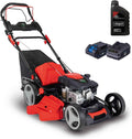 Scheppach tondeuse à gazon, 65 L, Noir/Gris, à Essence MS173-51E - - Huile Moteur Incluse
