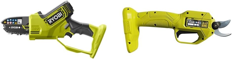RYOBI Perches élagueuses, 18 V, 10 cm, 6 m, Jaune/Blanc