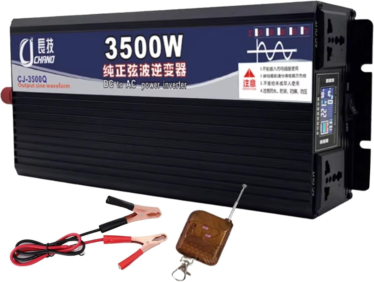 WBDBINGL onduleur, 3500 W, 5000 W, 6000 W, 8000 W, 10000 W, Noir/Bleu, 12Vto220 V)