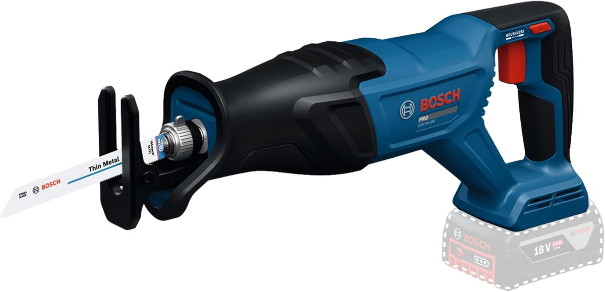 Bosch Professional Scies à métaux, 18 V, Bleu/Noir, Bosch PRO System Scie sabre GSA -280