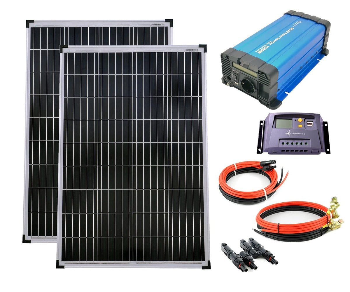 solartronics convertisseur de tension, 100 W, 1000 W, Noir/Gris