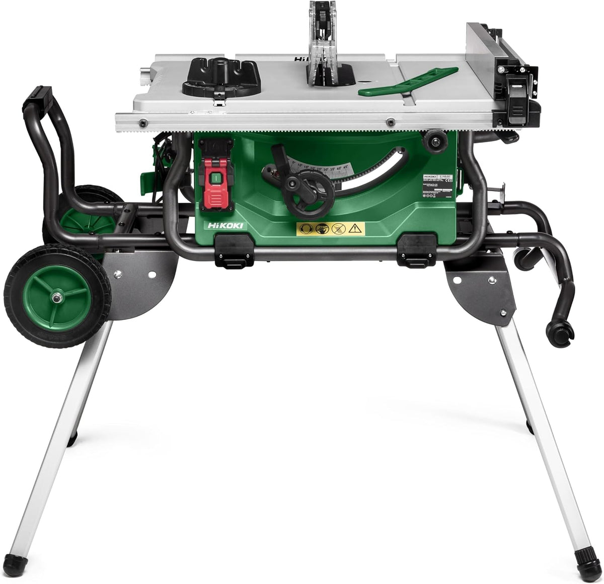 HIKOKI scie circulaire, 1500 W, 255 mm, Gris/Blanc, C10RJ de Table, Frein Électrique