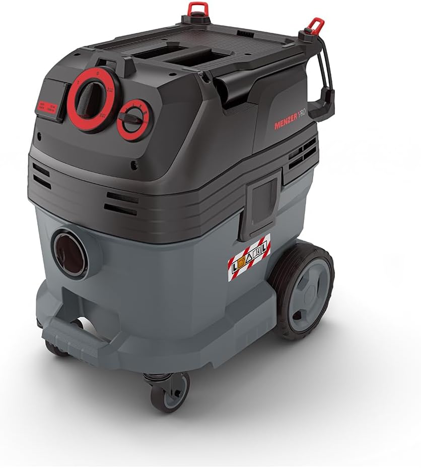 MENZER aspirateur eau et poussière, Noir/Gris, Aspirateur Industriel VCL 530 Pro