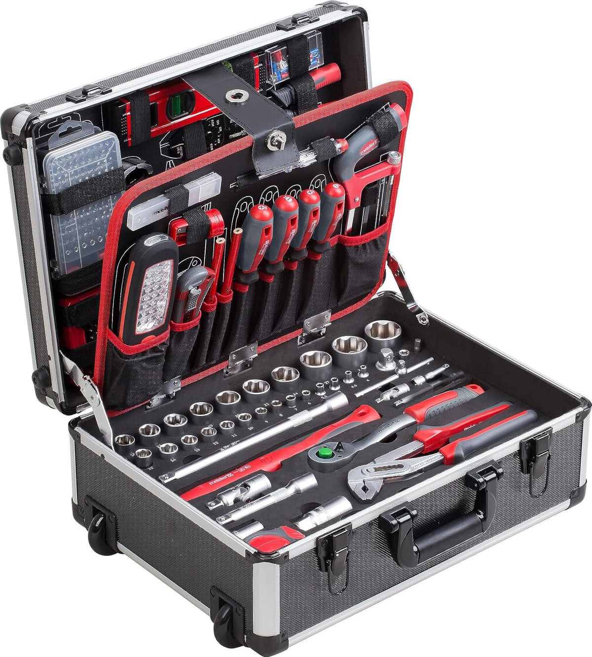 Meister Boîtes à outils, 200 mm - Poids : 14 kg, Gris/Noir