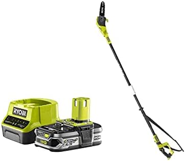 RYOBI Perches élagueuses, 18 V, 18 V, 2.5 Ah, Blanc/Jaune