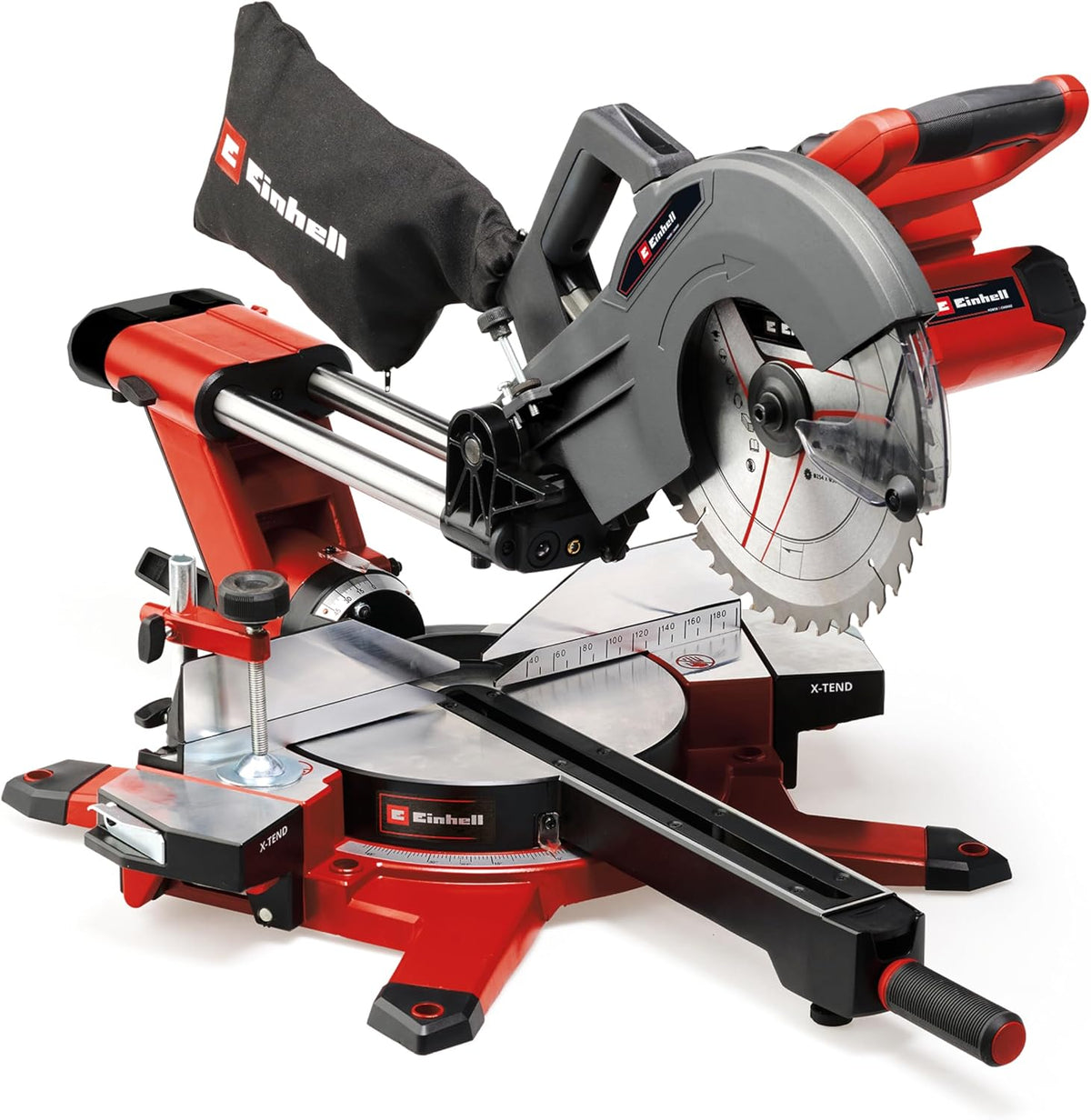 Einhell Scies d'encadreur, 10 L, 36 V, 254 mm, Gris/Noir, Scie à onglet coulissante sans fil TE-SM 36/ Li-Solo (