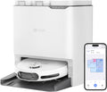 EZVIZ robot aspirateur, Blanc/Gris, RS20 Max avec Serpillière Installation & Détachement Automatique, Brosse Latérale Surélevée