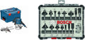 Bosch Défonceuses, 1250 W, 8 mm, Gris/Blanc, Accessoires pour Portatives, Affleureuses)