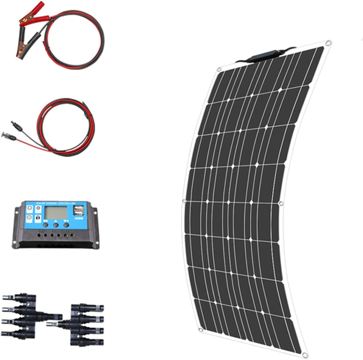 ITOSUI panneau solaire, 400 W, 800 W, 18 V, Noir/Blanc