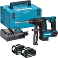 Makita Marteau perforateur, 18 V, 2x5,0, Bleu/Noir, Perforateur SDS-Plus LXT 1, 2 J ( Ah) en MAKPAC - DHR171RTJ