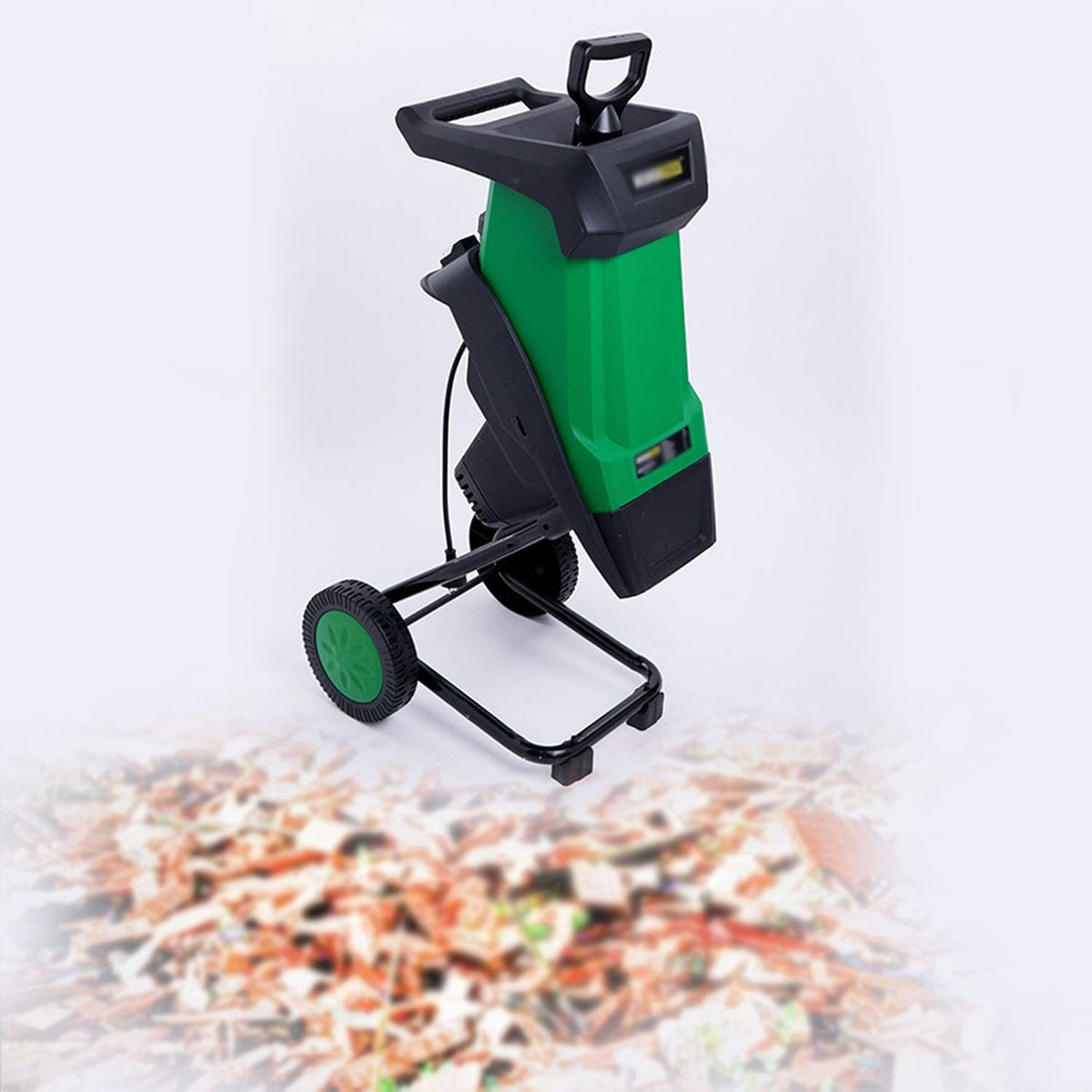 XueFulxion broyeur, 50 L, Blanc, Végétal sur Roues avec Sac Collecteur Détachable