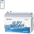 Redodo batterie, 12 V, 320 Ah, 4096 Wh, Blanc/Bleu