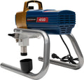 Quenoxo pulvérisateur, 39 x 21 x 35 cm., 220 V., aluminium, cuivre, acier inoxydable., doré + bleu., Pistolet de peinture Airless bleu doré