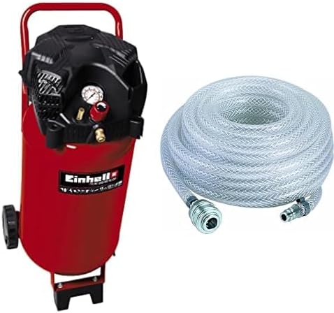 Einhell Compresseurs d'air, 1500 W, 50 L, 15 m, 15 bar, Bleu/Rouge, Compresseur TH-AC 240/50/10 OF (Puissance moteur