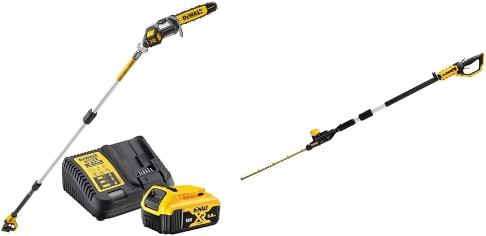 DeWalt Taille-haies, 18 V, 5AH, 25 mm, Gris/Jaune