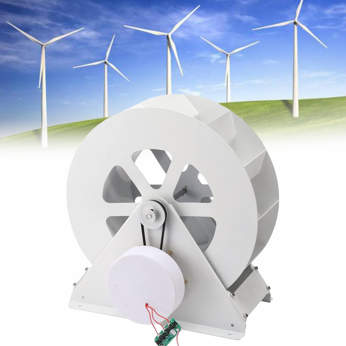 Groupe groupe électrogène, 50 W, Bleu/Blanc, électrogène de turbine à eau, micro turbine hydroélectrique pour usage extérieur