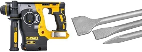 DeWalt Marteaux perforateurs, 18 V, 5 Ah, 25 cm, Gris/Jaune