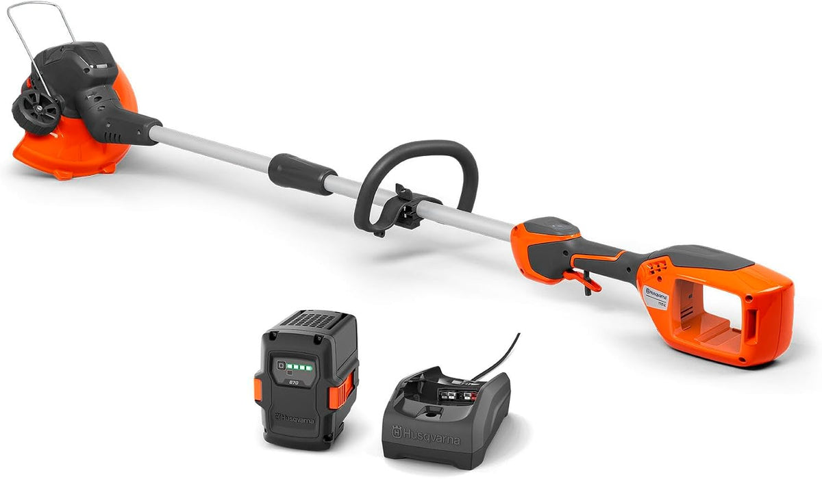 Husqvarna débroussailleuse, 36 V, Blanc/Gris, 110iL Coupe-Bordures sur Batterie