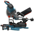 ERBAUER Scies à onglets, 1800 W, 254 mm, Noir/Bleu, Scie à onglet radiale double biseau