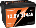 yeagulch batterie, 12 V, 314 Ah, 4019 Wh, Noir/Orange, Lithium LiFePO4 15000 Cycles
