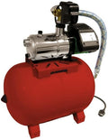 POMPES GUINARD LOISIRS Pompes d'arrosage, 100 L, 0,75 CV, Rouge, Groupe hydrophore - Dorinoxcontrol 4500-100 S