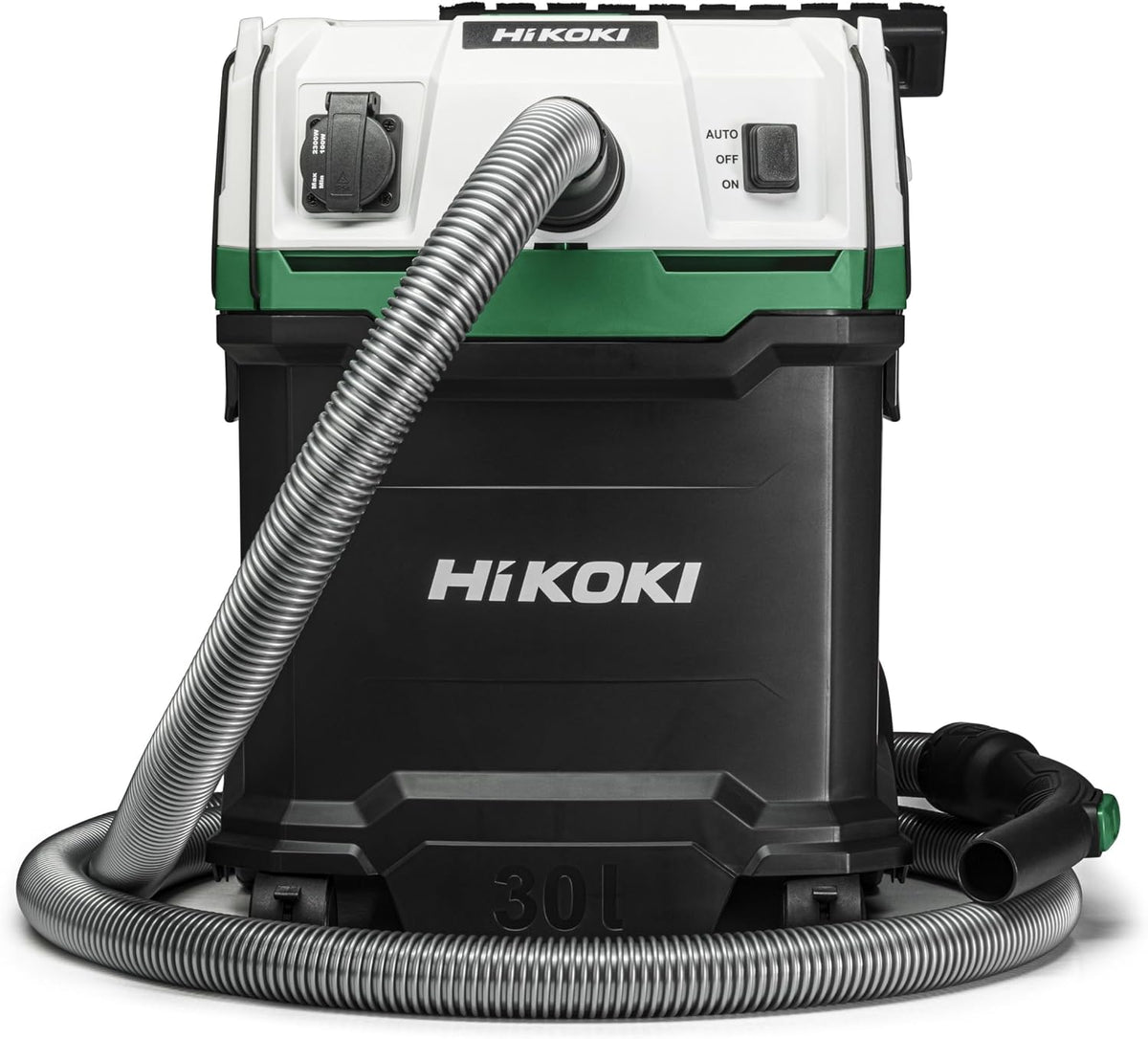 HIKOKI aspirateur eau et poussière, 30 L, 1200 W, Noir/Gris, s Cuve Classe L RP300YLWAZ - 4