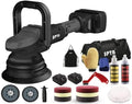 SPTA polisseuse, 20 V, 4800 tr/min, 125 mm, 150 mm, Noir/Gris, Machine à polir, Poliseuse Excentrique 2000, 3 Vitesse Variable