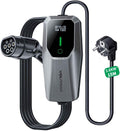 VDL POWER Stations de charge, 3,6 KW, 15 M, Gris/Noir, VDLPOWEREU Chargeur électrique pour voiture, / EV Chargeur Type 2