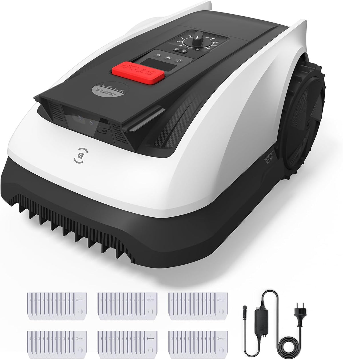 ECOVACS Tondeuses robot, 800 m, 0,7 m, Noir/Gris, Goat O800 RTK Care Kit Robot Tondeuse sans Fil périphérique ²